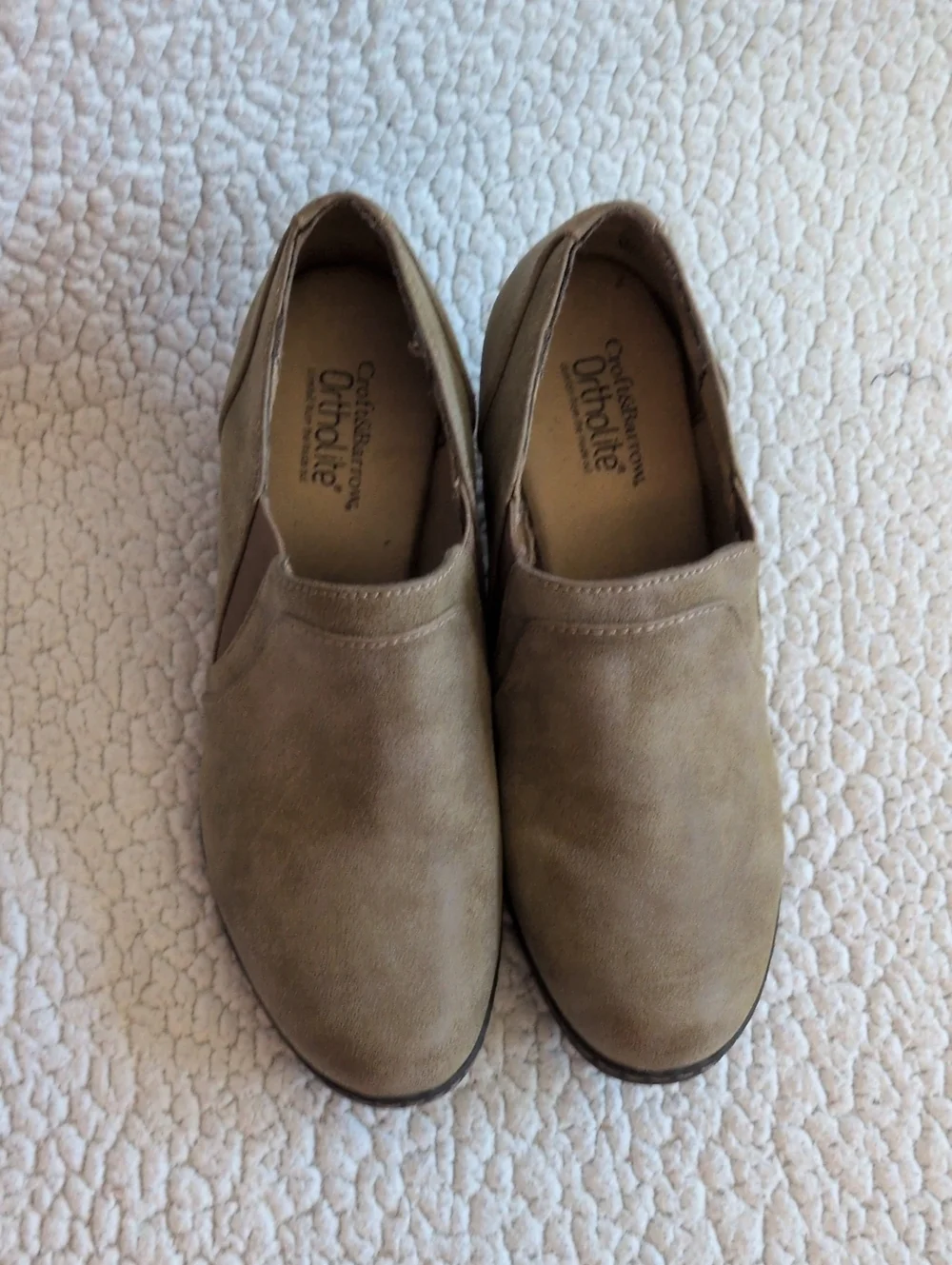 Croft & Barrow Ortholite Minimalist Genuine Leather Comfort Ankle Boots Preppy